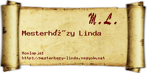 Mesterházy Linda névjegykártya